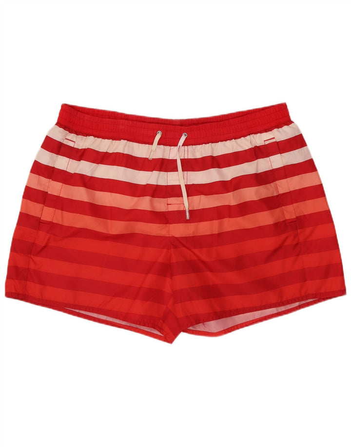 Damskie spodenki kąpielowe COAST UK 18 XL, poliester w czerwone paski