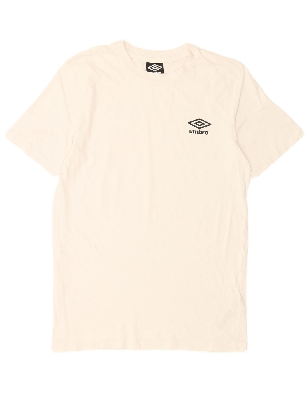 T-shirt męski Umbro, mały, biały, bawełniany