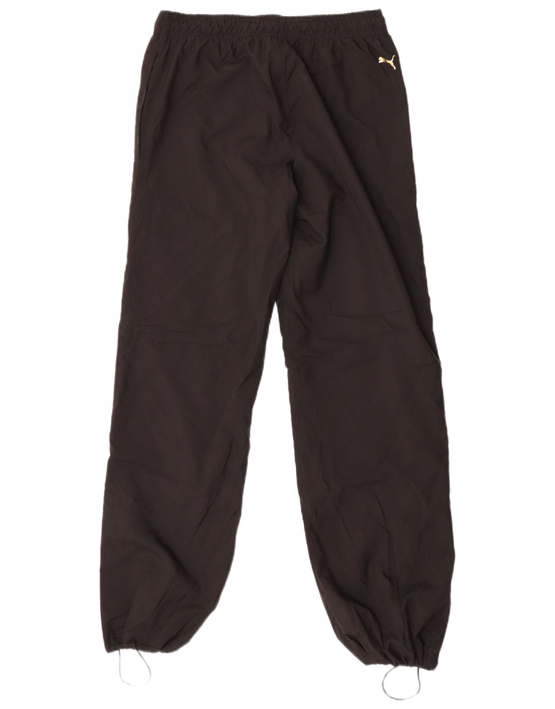 Damskie spodnie dresowe Puma Joggers UK 10, małe, czarne, poliestrowe