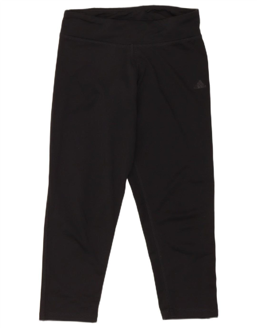 Damskie legginsy Adidas Capri UK 8/10, małe, czarne, poliestrowe