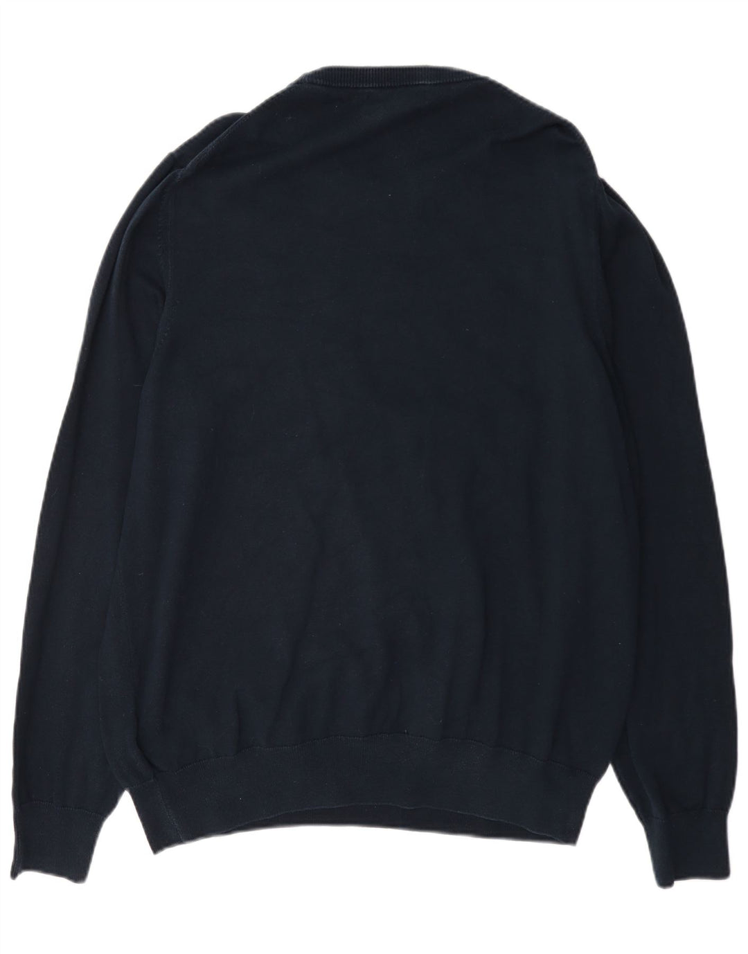 Marks & Spencer Męski sweter z okrągłym dekoltem XL, granatowy, klasyczny