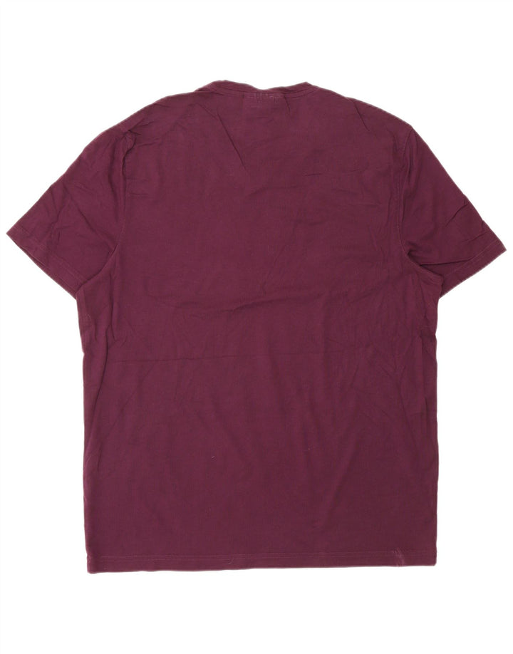 Męski T-shirt MICHAEL KORS, duży, bordowy