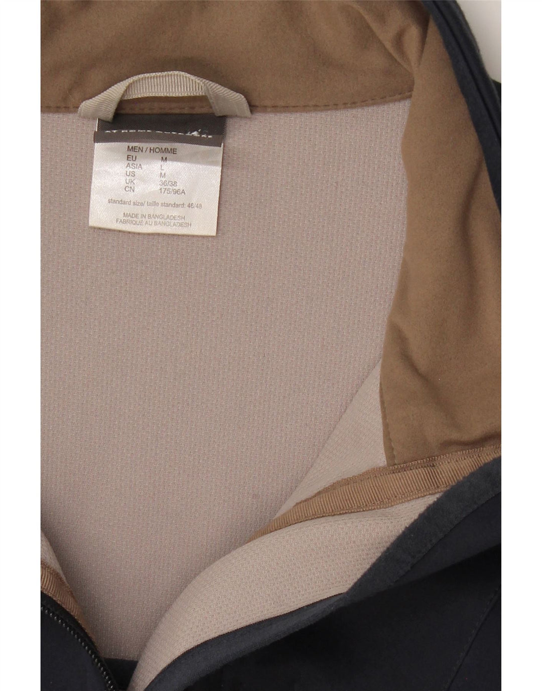 JACK WOLFSKIN Mens Bomber Jacket UK 36/38 Medium Navy Blue Polyester Vintage Jack Wolfskin and Second-Hand Jack Wolfskin from Messina Hembry 