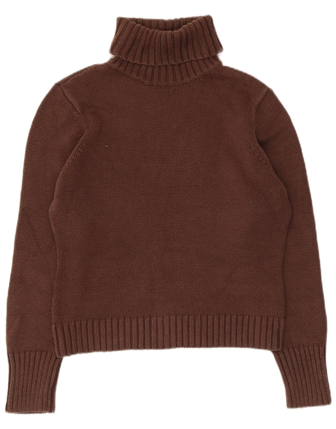 Marks & Spencer Damski sweter z okrągłym dekoltem, UK 12, średni brąz
