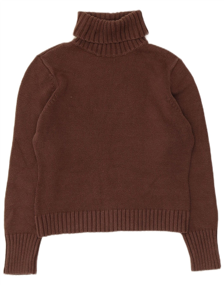 Marks & Spencer Damski sweter z okrągłym dekoltem, UK 12, średni brąz
