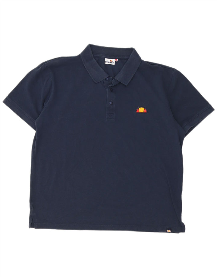 Męska koszulka polo XL Ellesse w kolorze granatowym