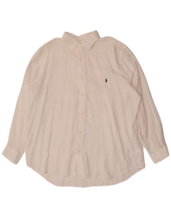Koszula męska Polo Ralph Lauren o luźnym kroju XL, biała