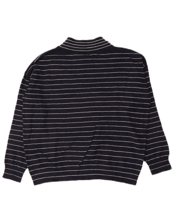 Marks & Spencer Damski sweter z dekoltem w kształcie litery V, UK 10, mały, granatowy