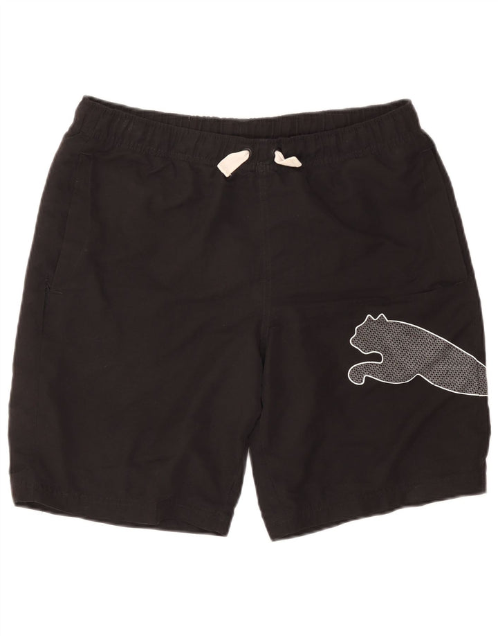 Męskie spodenki sportowe Puma Graphic, średnie czarne