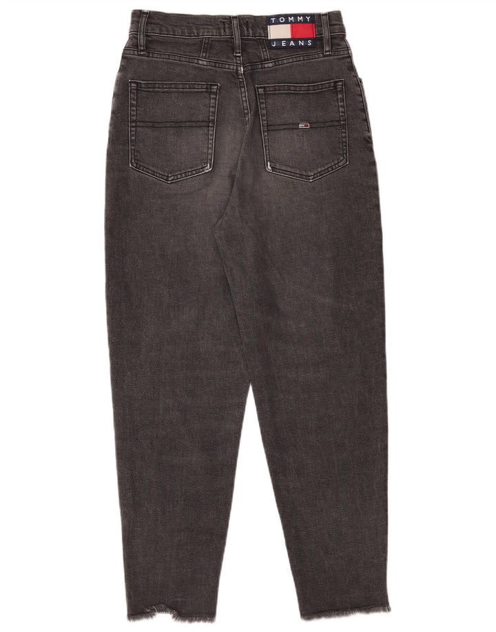 Damskie jeansy zwężane Tommy Hilfiger W27 L26 Czarne bawełniane