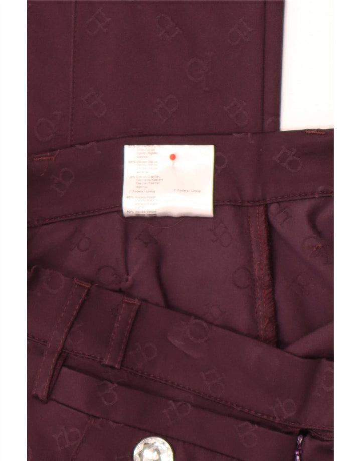 Damskie spodnie typu casual Roccobarocco w abstrakcyjny wzór IT 44 Medium W30 L30 B