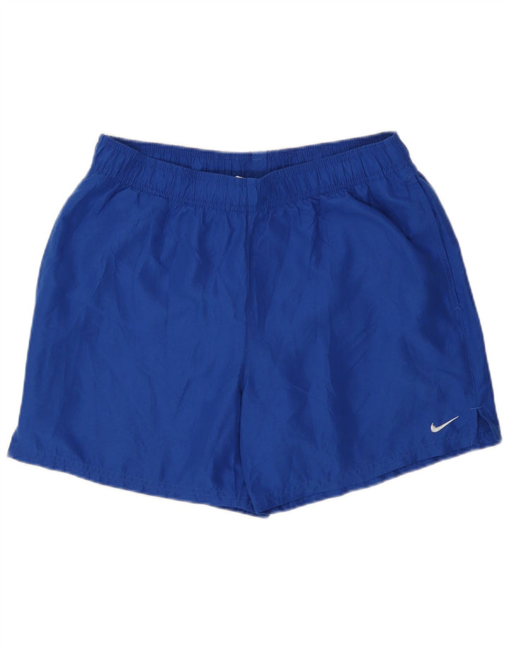Męskie spodenki sportowe Nike, średnioniebieskie, poliestrowe, sportowe