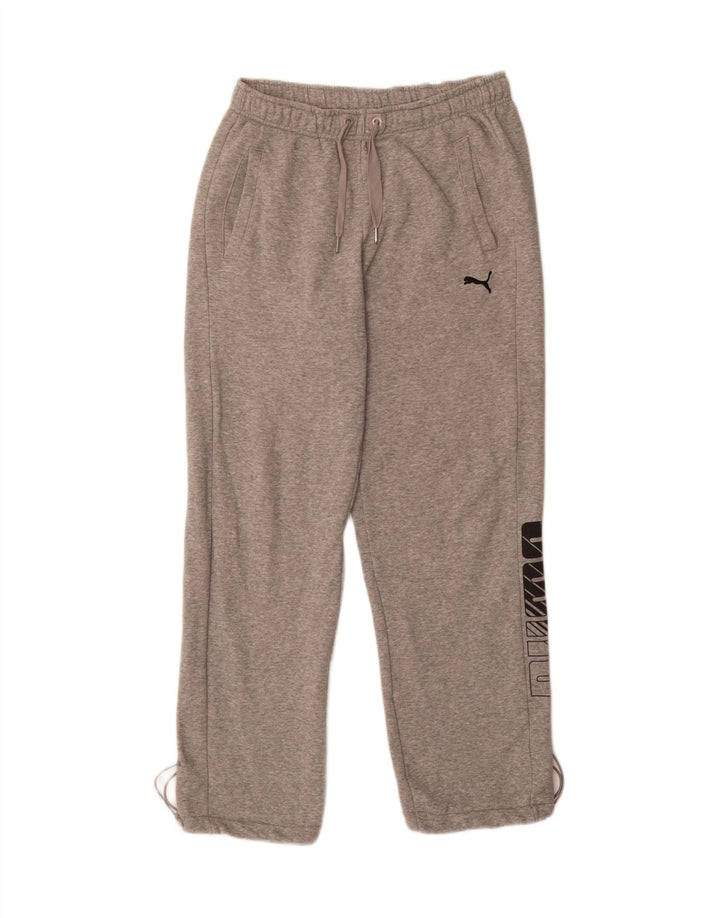 PUMA Mens Graphic Tracksuit Trousers Medium  Grey Vintage Puma and Second-Hand Puma from Messina Hembry 