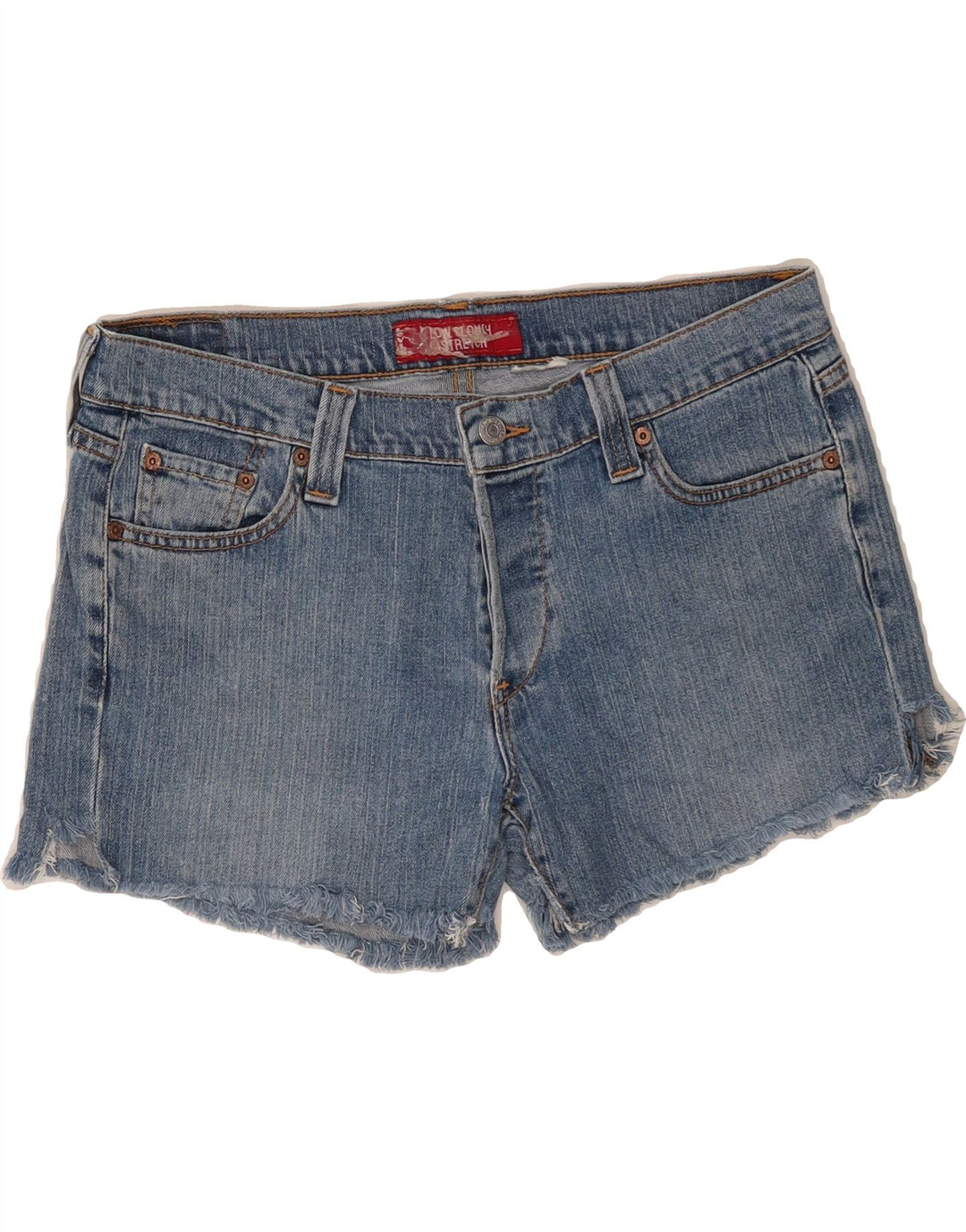 LEVI'S Womens 513 Denim Shorts W34 Large Blue Vintage Levi's and Second-Hand Levi's from Messina Hembry 