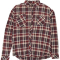 Męska koszula flanelowa SCOTCH & SODA w dużą bordową kratę