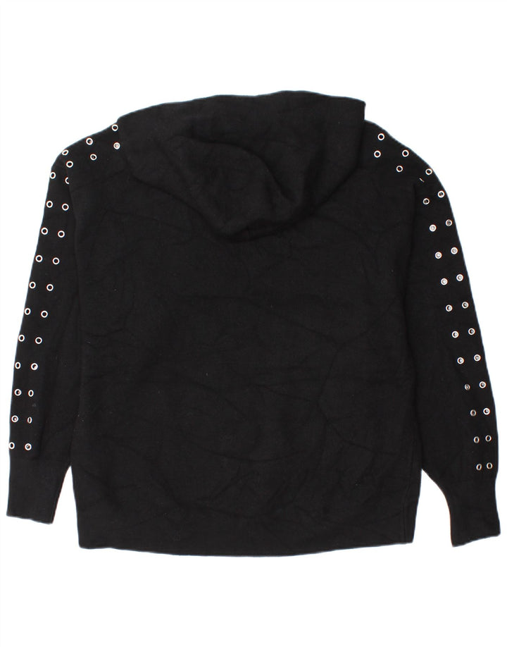 Damski sweter oversize Zara UK 10 Small, czarna wiskoza