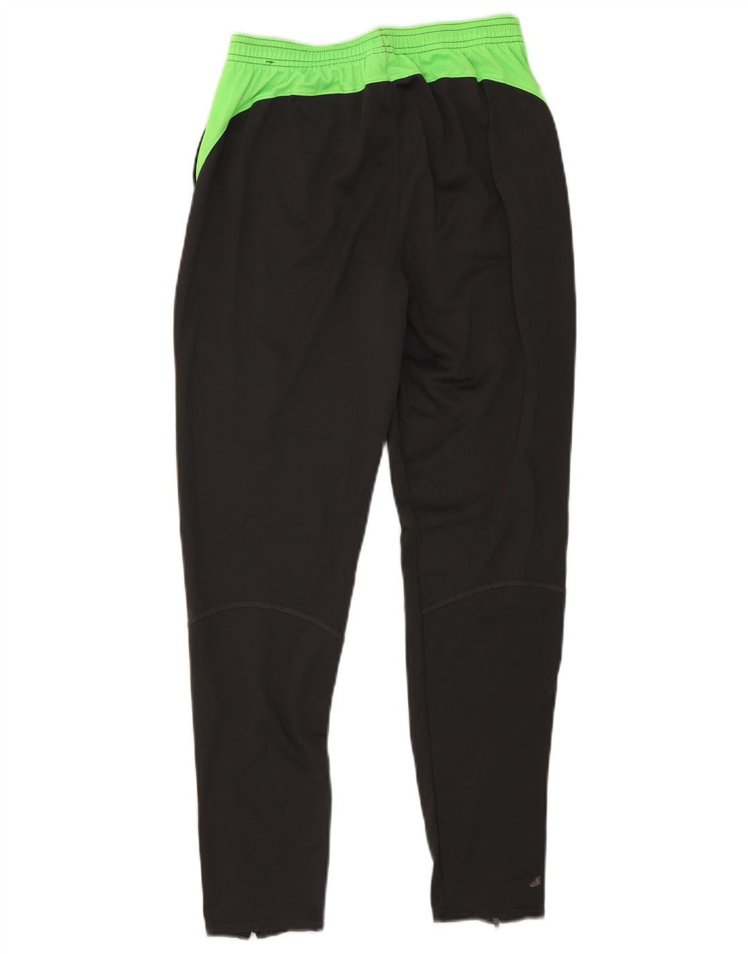 Męskie spodnie dresowe Nike Dri Fit, małe, szare, z blokami kolorów, poliestrowe