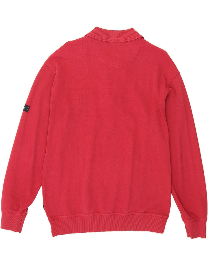COMMANDER Mens Sweatshirt Jumper IT 50 Medium Red Vintage Commander and Second-Hand Commander from Messina Hembry 