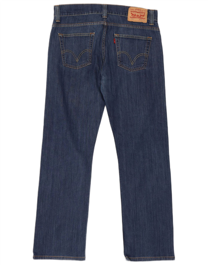 Męskie jeansy Levi's 506 Straight W34 L34 Niebieskie bawełniane