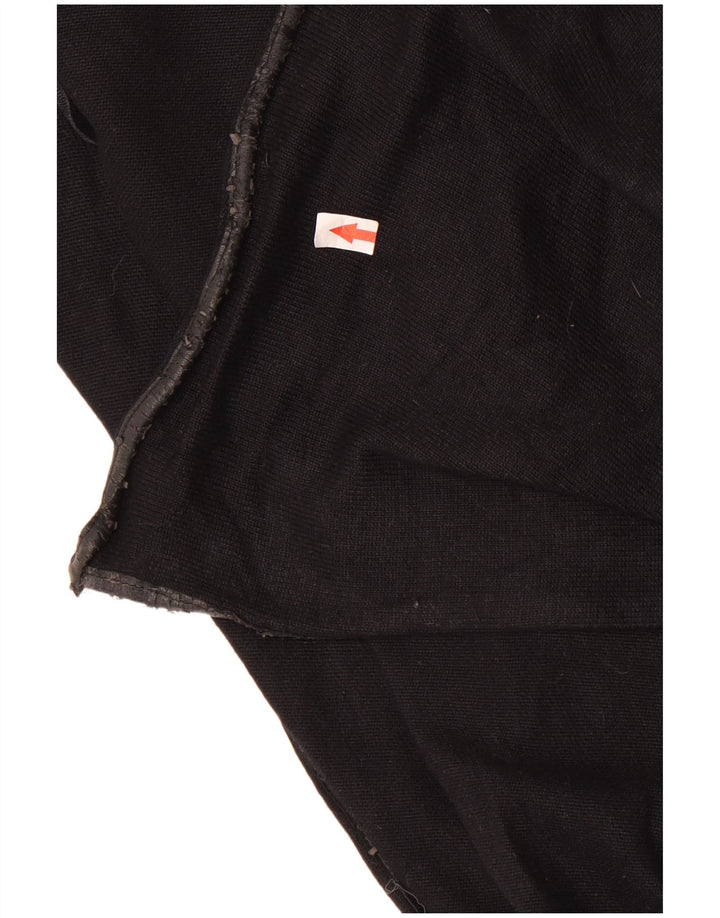 Damski sweter oversize Zara UK 14 Średni czarny wiskoza