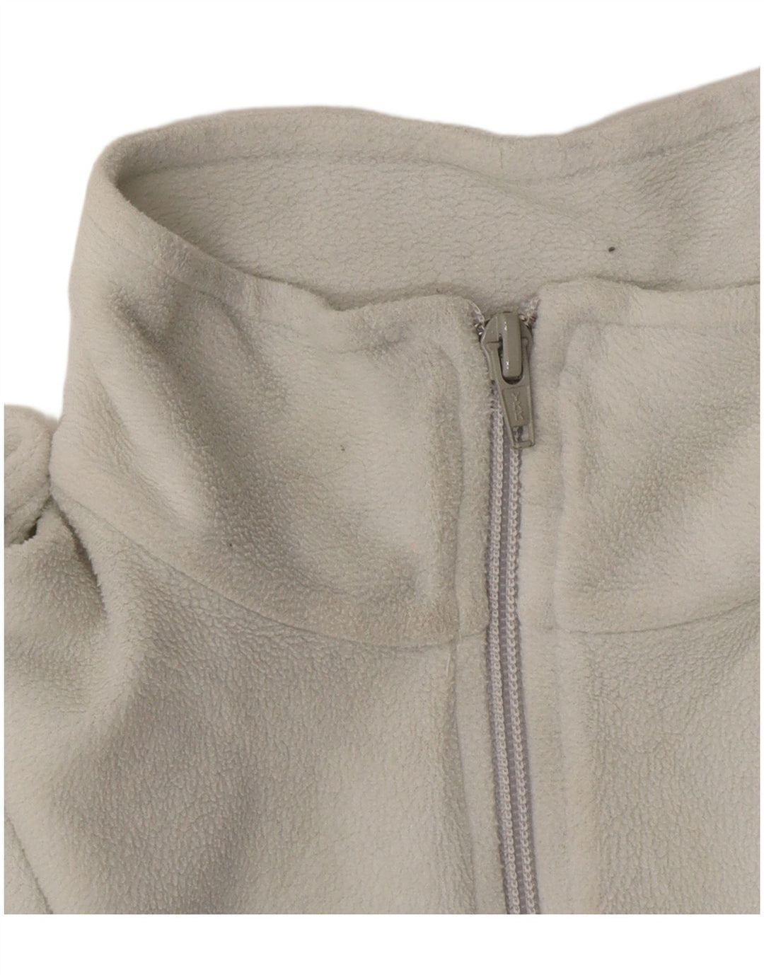 FILA Męski sweter polarowy z zamkiem błyskawicznym IT 56 XL, biały poliester