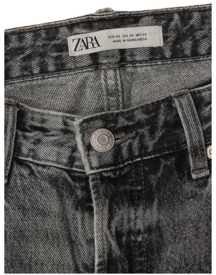 Jeansy męskie Zara Slim EU 44 Large W34 L27 Szare