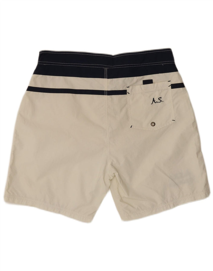 Męskie spodenki kąpielowe VINTAGE XL w kolorze białym