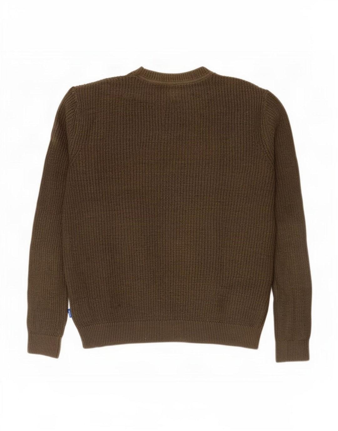 Męski sweter Jack & Jones z okrągłym dekoltem, średni khaki, akryl