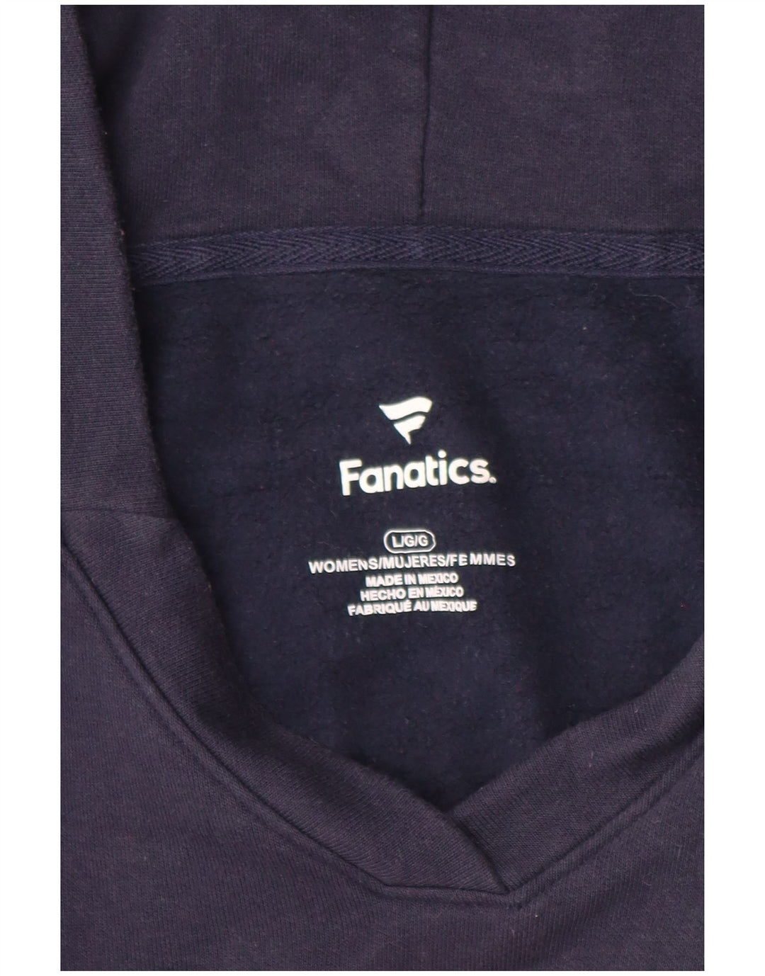 FANATICS Damska bluza z kapturem Chicago Bears Graphic UK 16, duża, granatowa