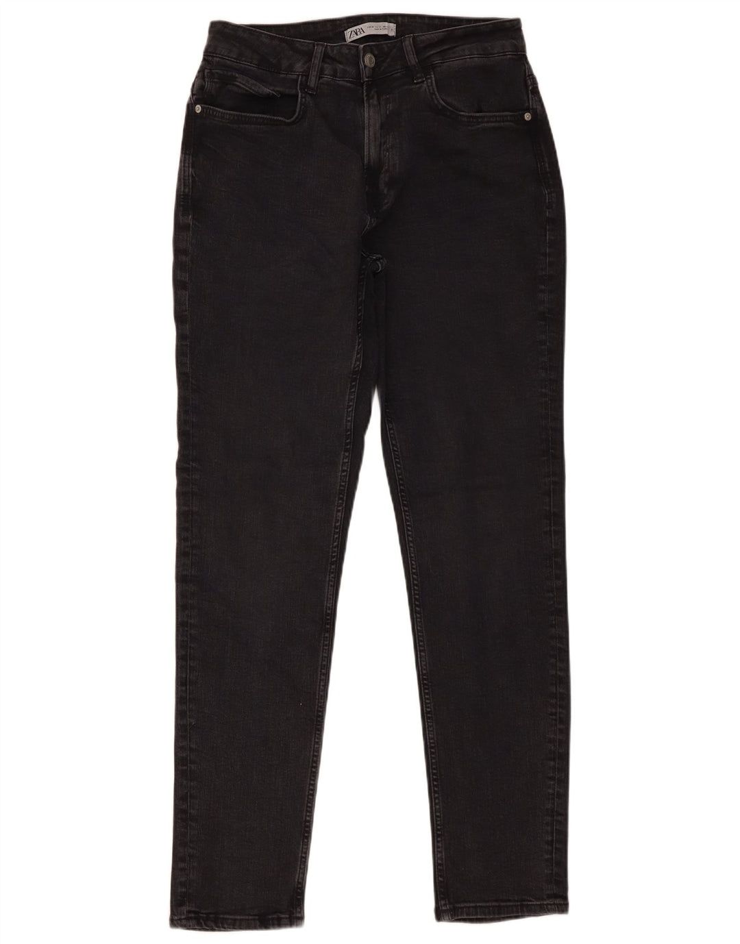 Męskie jeansy slim fit Zara EU 40 Medium W31 L31 Czarna bawełna