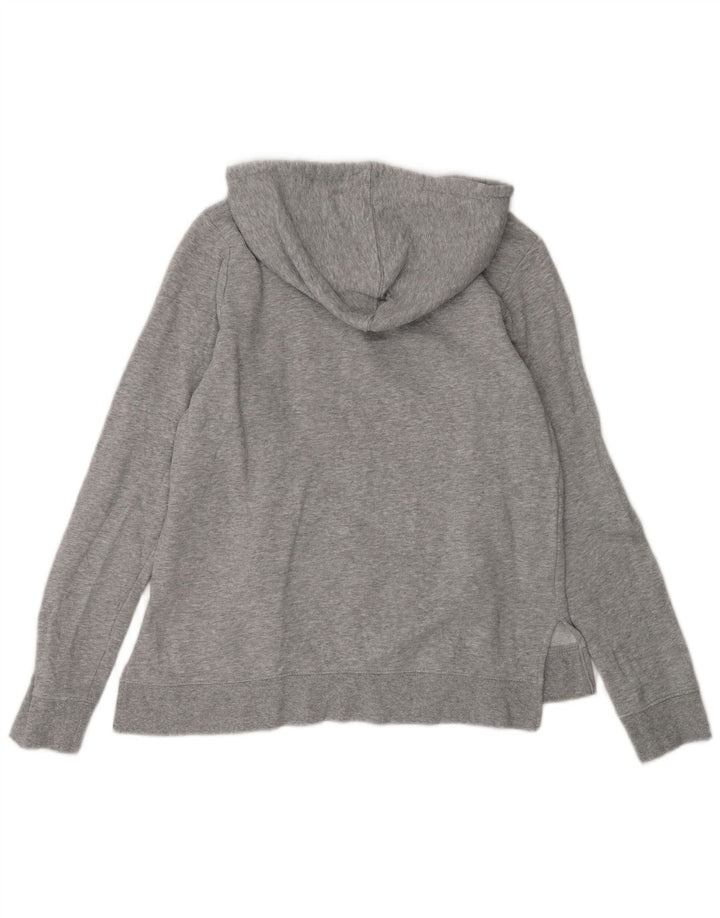 Damska bluza z kapturem REEBOK UK 14, średnia szara, nakrapiana bawełna