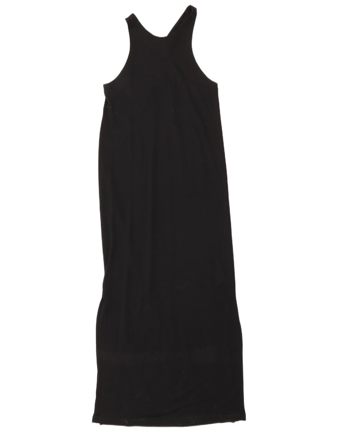 Damska sukienka maxi bez rękawów Massimo Dutti UK 10 Small Black Lyocell