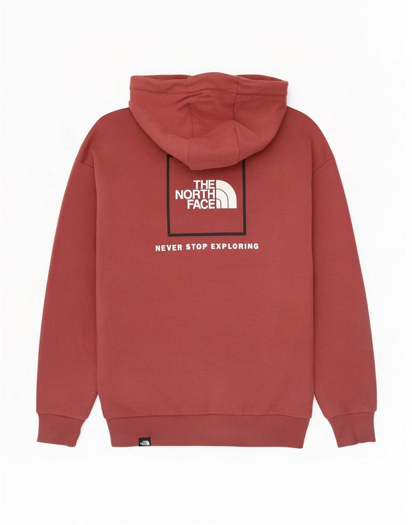 Damski sweter z kapturem The North Face, UK 14, średni bordowy, bawełniany