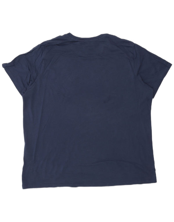 Męska koszulka z grafiką Levi's Top 2XL, granatowa, bawełniana
