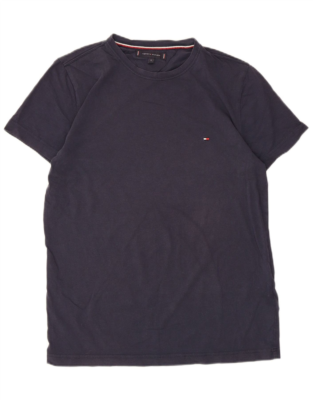 T-shirt męski Tommy Hilfiger Top, średni, granatowy, bawełniany