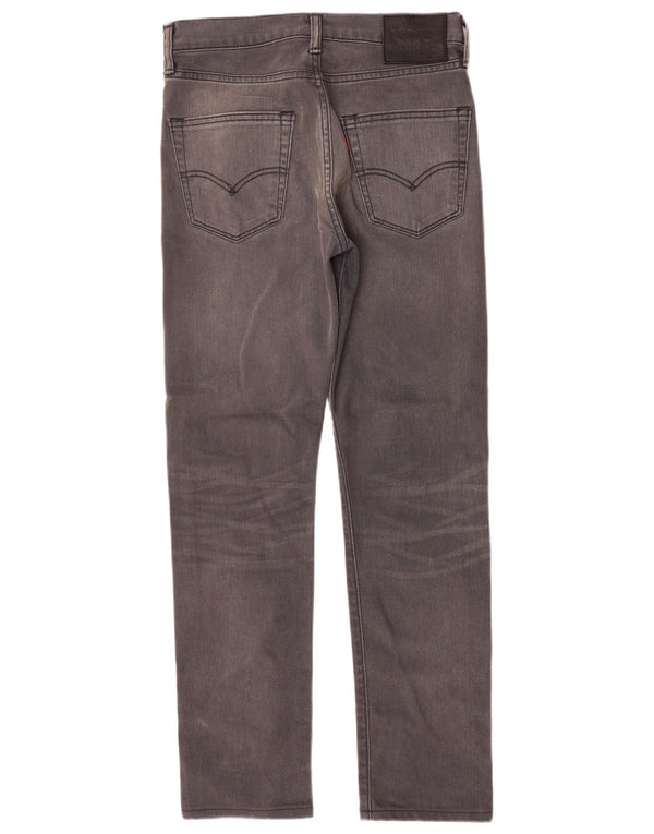 Męskie jeansy Levi's 522 Tapered W28 L29 Szara bawełna