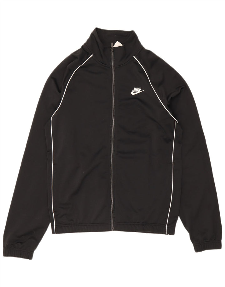 Męska bluza dresowa Nike, mała, czarna, poliestrowa