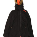 SUPERDRY Męska kurtka parka z kapturem UK 36 Small Black Nylon