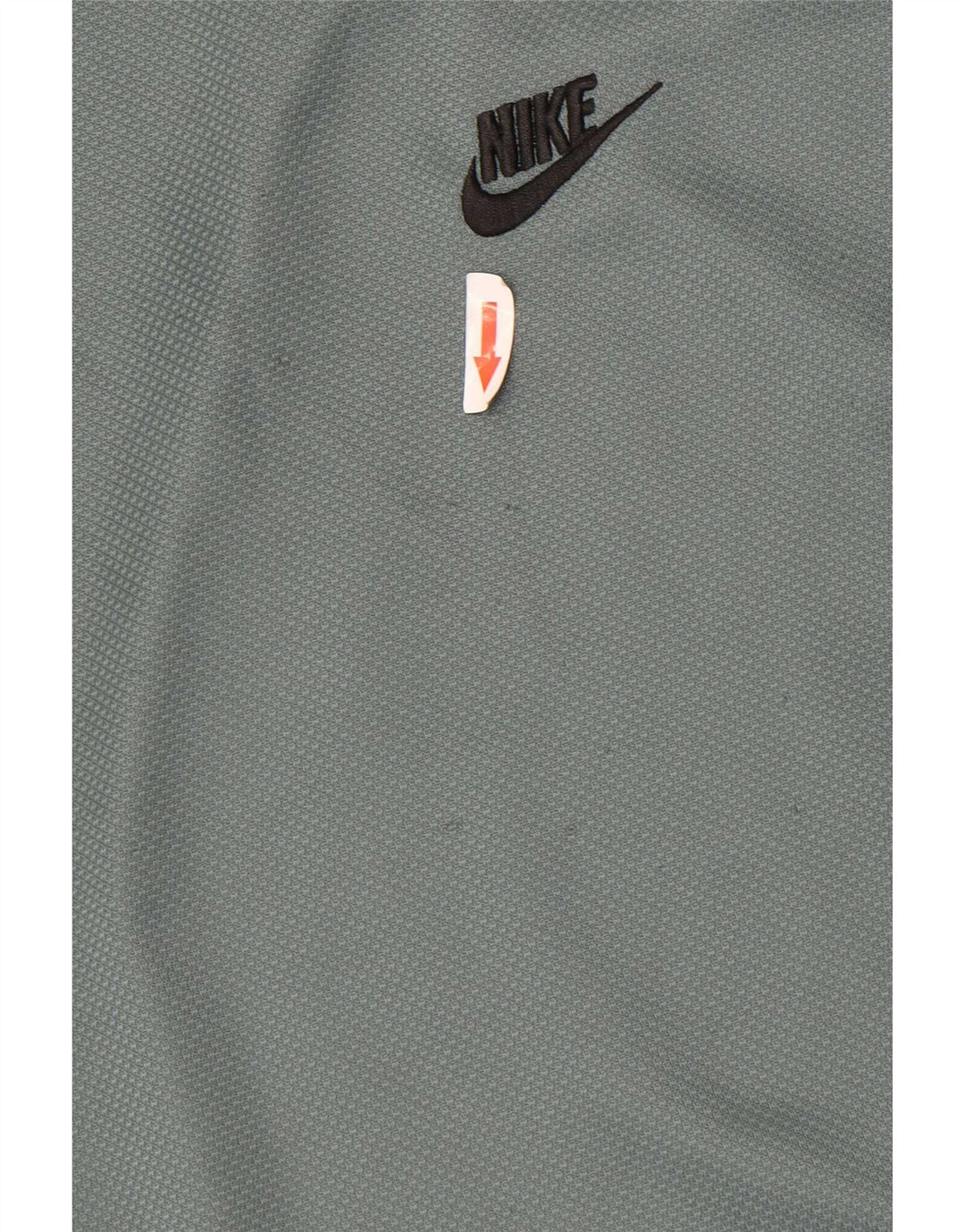 T-shirt męski Nike Top, średni zielony poliester z blokami kolorów