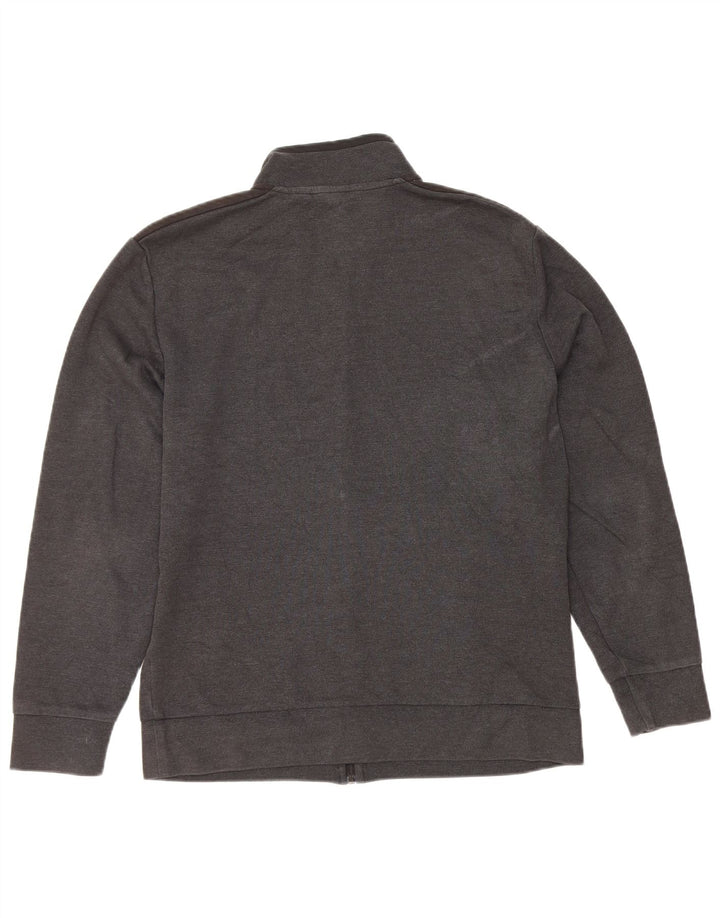 Męska kurtka dresowa Calvin Klein, średnia szara, bawełniana w bloki kolorów