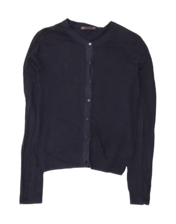 Sweter damski Marks & Spencer UK 10 Small, granatowy, wiskoza