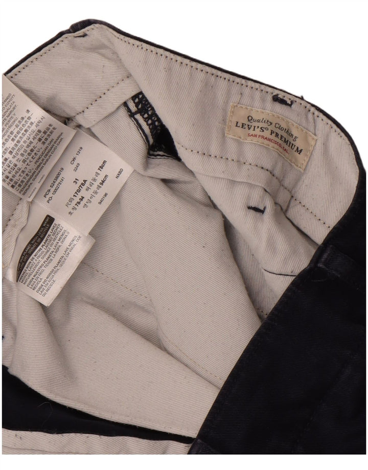 Męskie spodenki chino Levi's W31 Średni granatowy, bawełniany