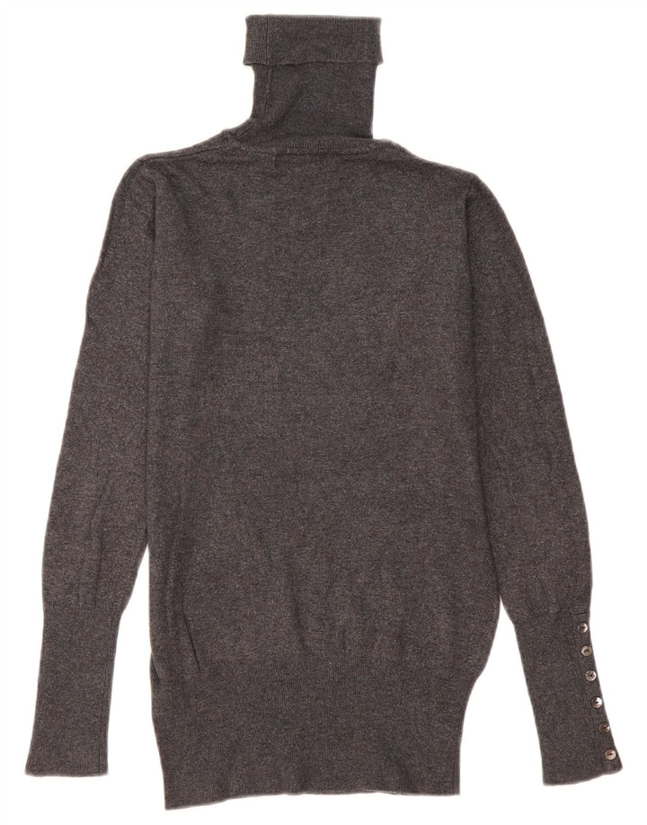 Damski sweter z golfem Zara UK 10 Small Grey Rayon