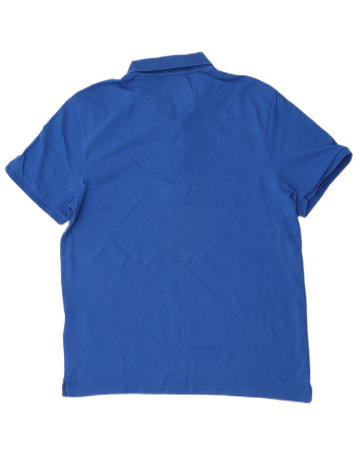 Męska koszulka polo Lyle & Scott XL, niebieska, bawełniana