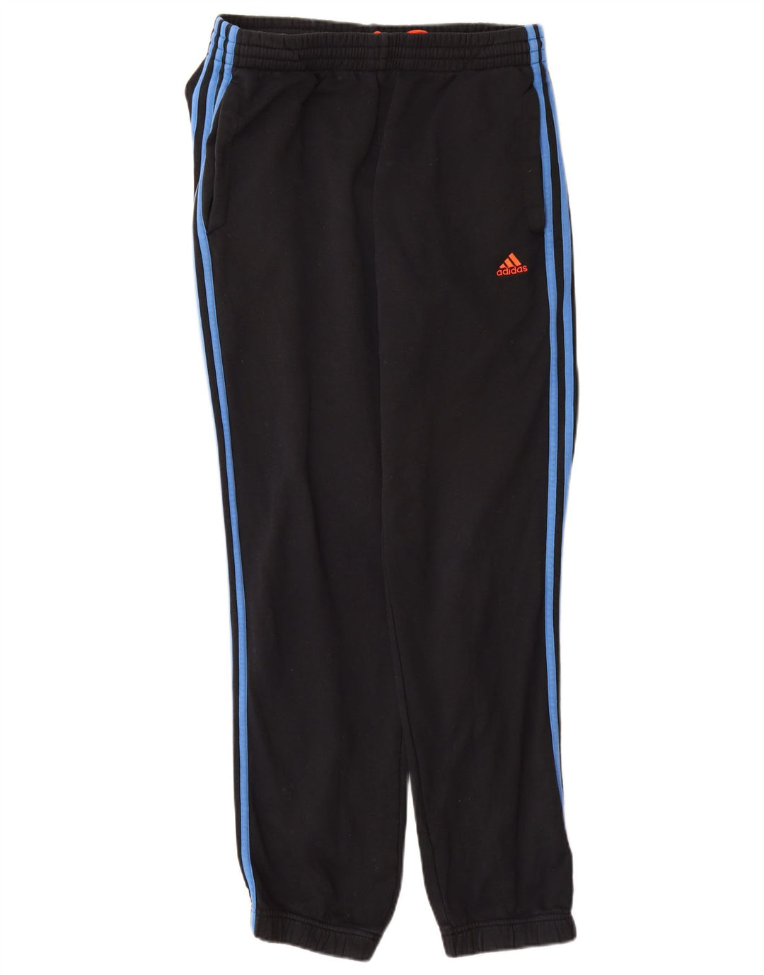 Męskie spodnie dresowe Adidas, średnie czarne, bawełniane