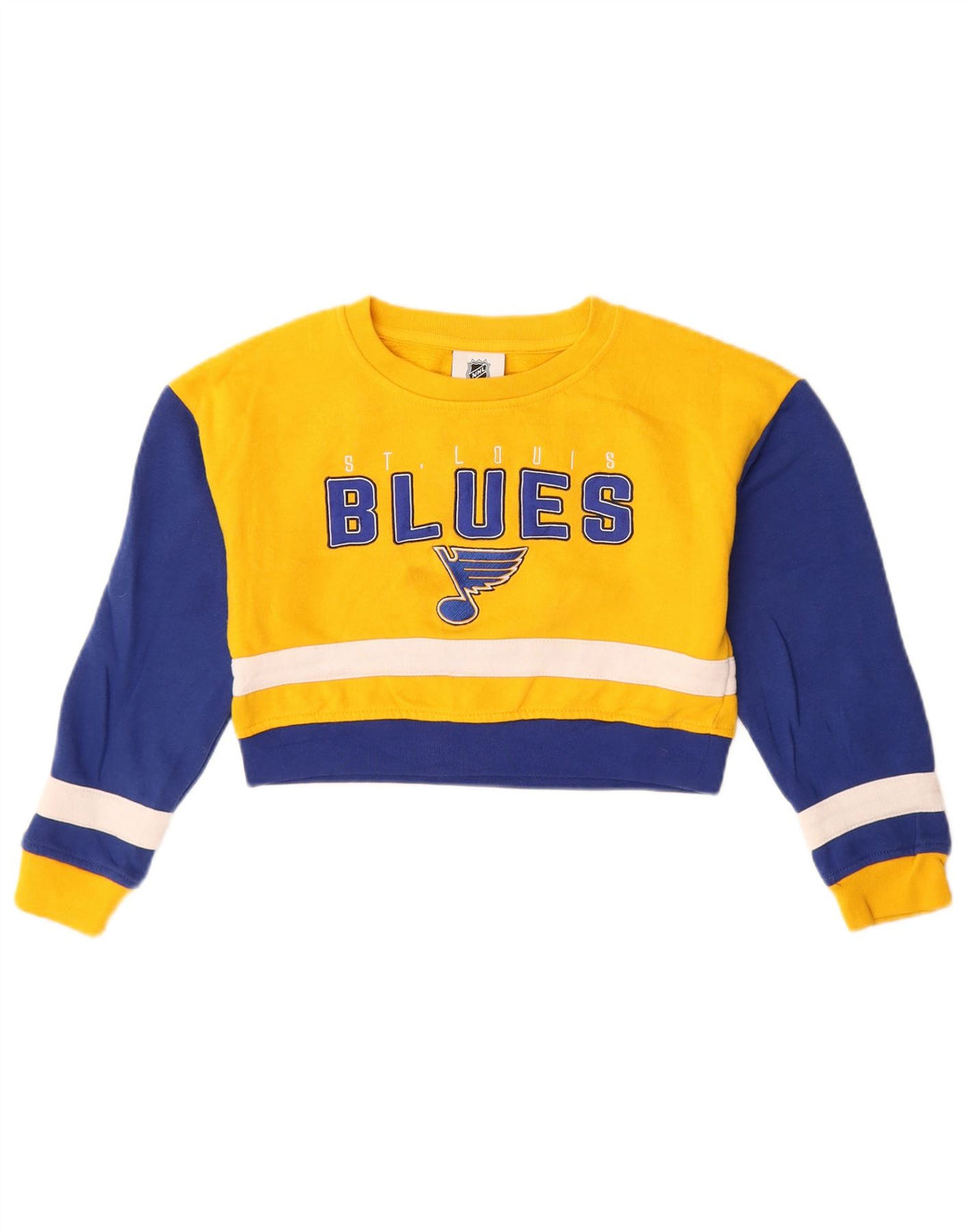 Bluza dziewczęca NHL Crop Graphic Jumper 7-8 lat w kolorze żółtym