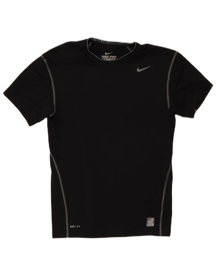 Męska koszulka kompresyjna Nike XL, czarna, poliestrowa