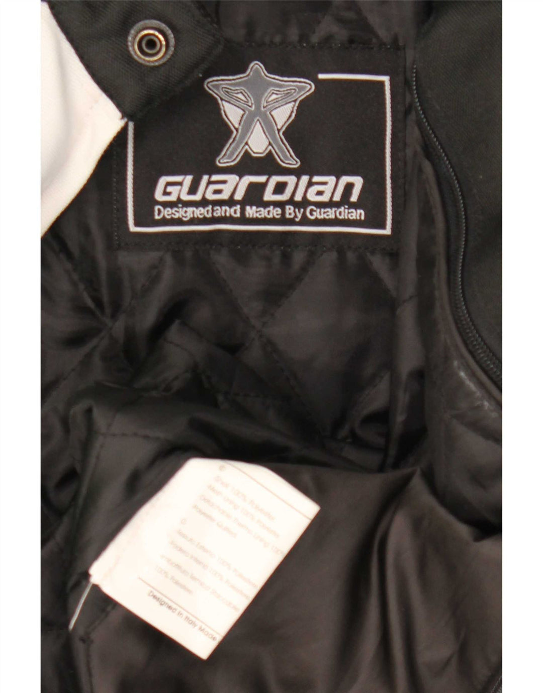 Damska kurtka motocyklowa Guardian UK 14 w kolorze średniej czerni