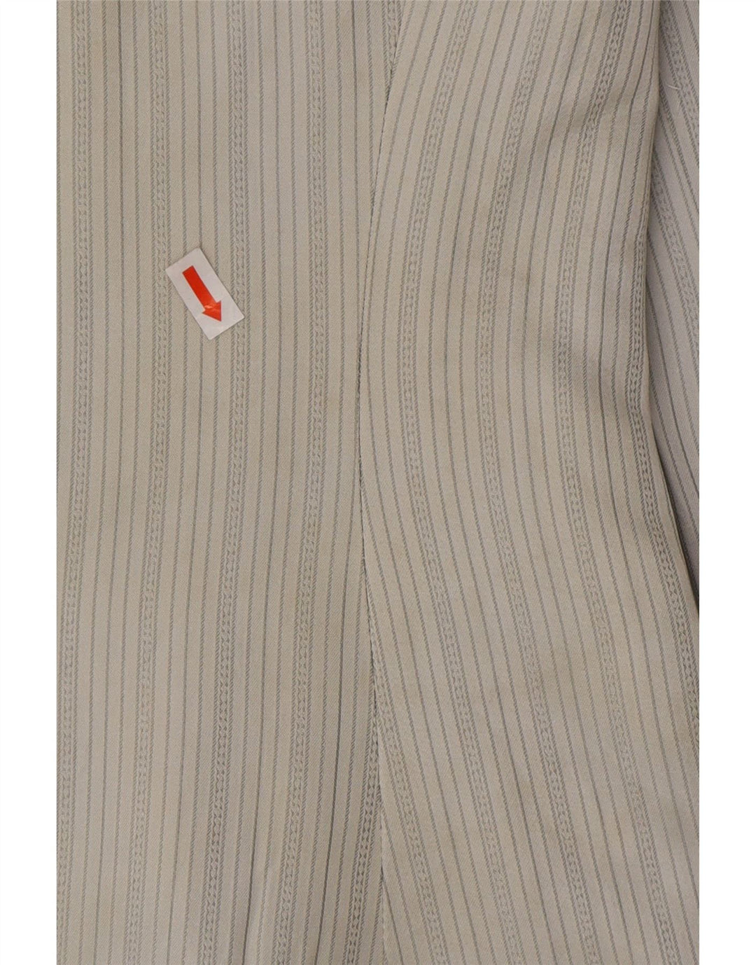 VINTAGE Mens 1 Button Blazer Jacket UK 38 Medium Grey Striped Vintage Vintage and Second-Hand Vintage from Messina Hembry 
