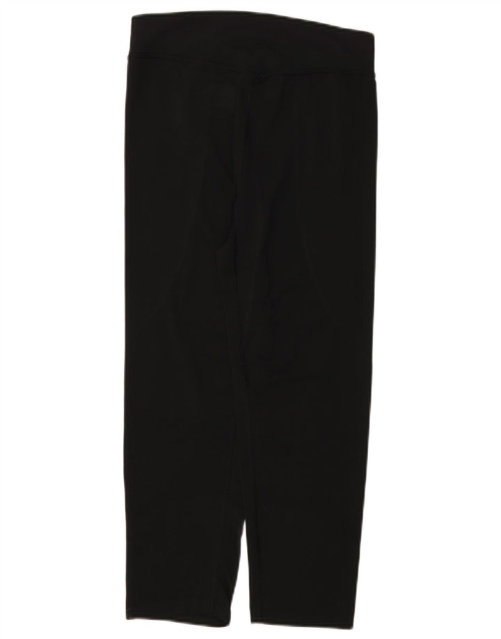 Damskie legginsy Nike Capri UK 8/10, małe, czarne, poliestrowe